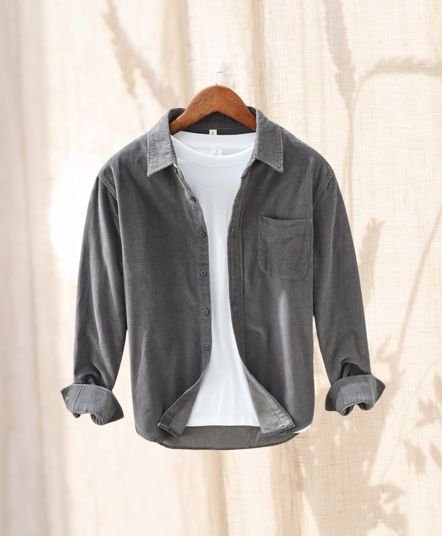 Corduroy Loose | Long-sleeved Shirt