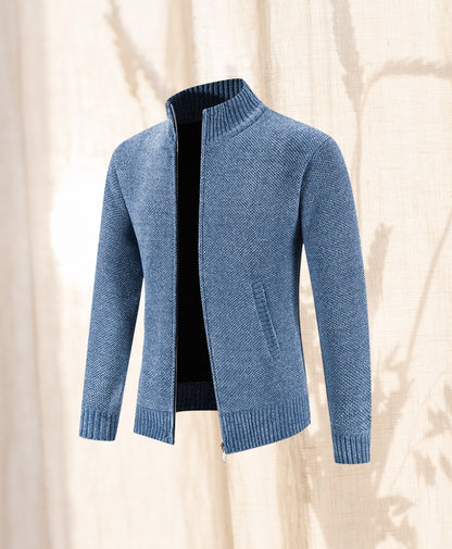 Velour Sweater Zip | Slank Cardigan