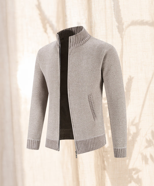 Velour Sweater Zip | Slank Cardigan