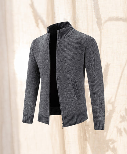 Velour Sweater Zip | Slank Cardigan