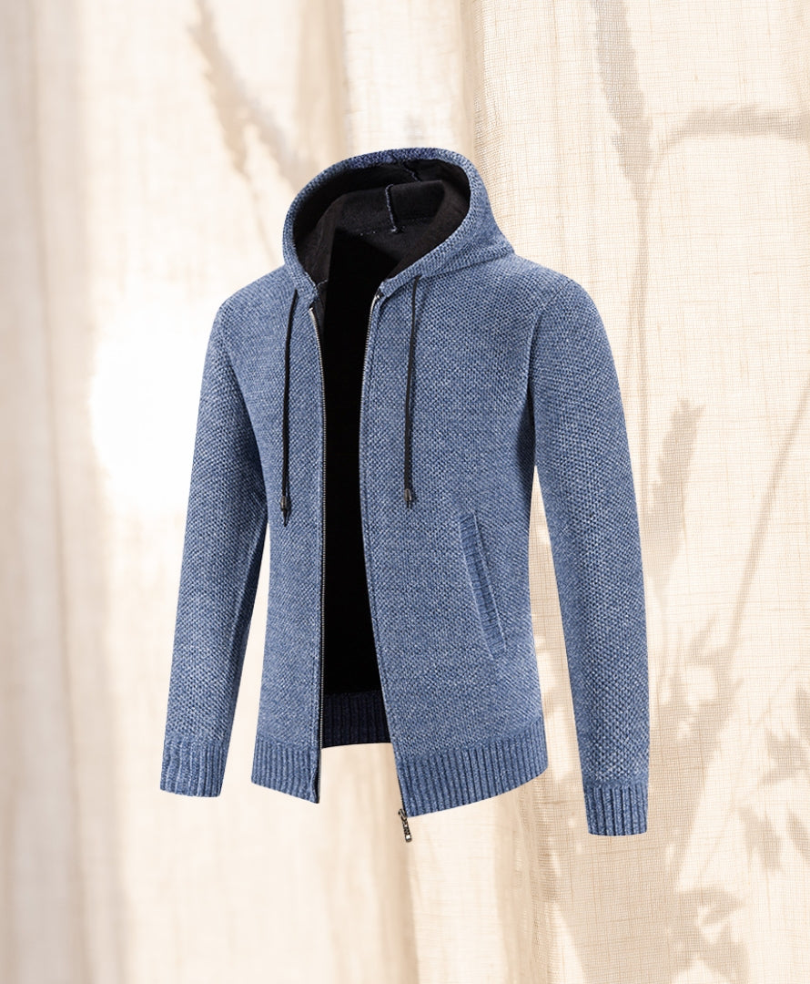 Velour Sweater Zip | Slank Cardigan