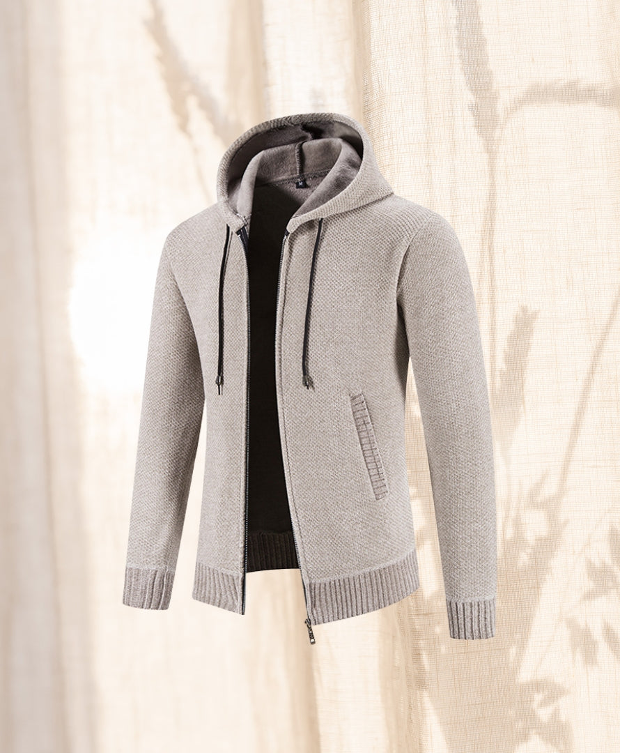 Velour Sweater Zip | Slank Cardigan