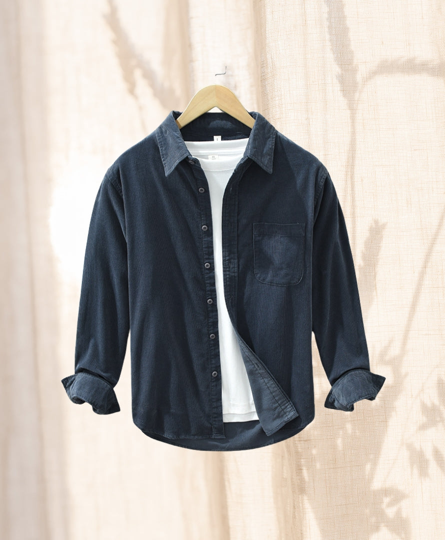 Corduroy Loose |  Long-sleeved Shirt