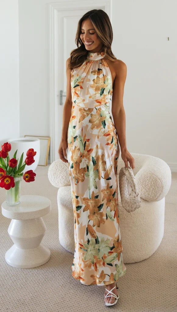 Lina | Sunset Bloom Maxi