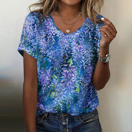 Selma | Blomstret Sommerbluse
