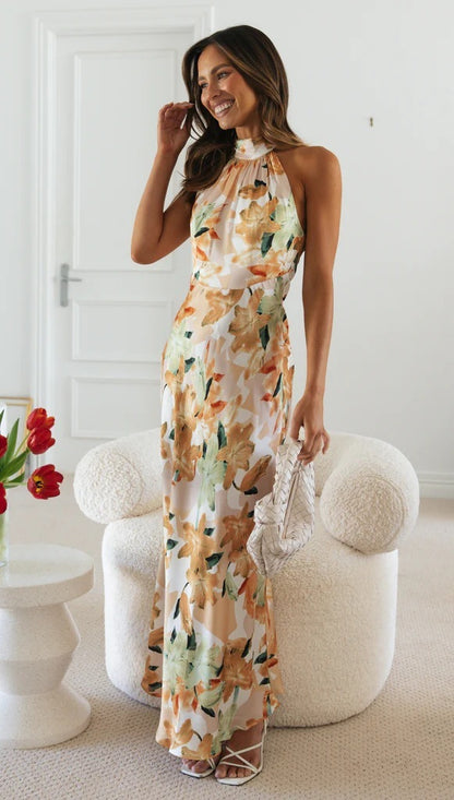 Lina | Sunset Bloom Maxi